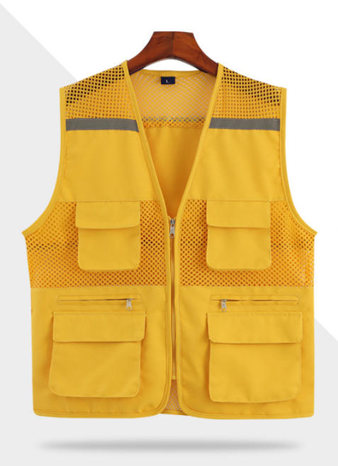 마운티니아 반사가드 남자 여름 작업 조끼