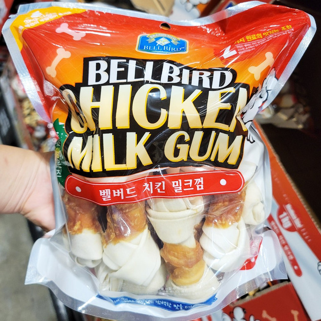 벨버드 치킨밀크껌 1kg, 치킨밀크