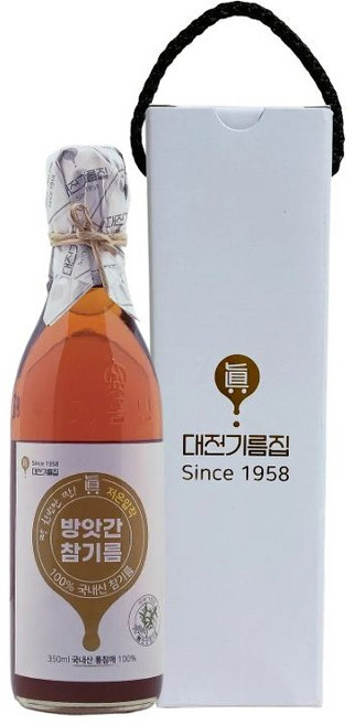 국산 참기름 선물세트, 1세트, 350ml