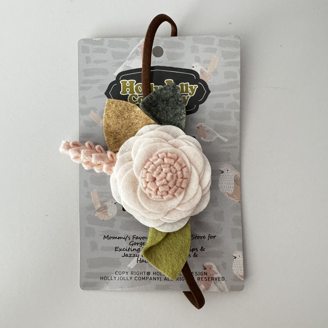 홀리졸리 미국 펠트 플라워 아기 신생아 헤어밴드 U22