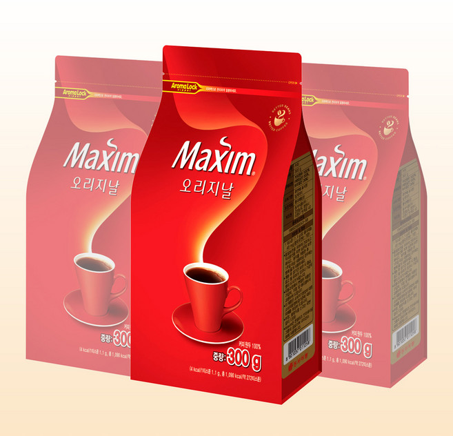 맥심 오리지날 커피, 300g, 1개입, 3개