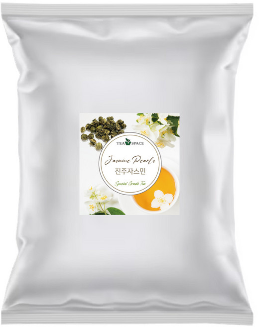 [티스페이스] 프리미엄 진주자스민 대용량 1kg 카페용 업소용, 1개입, 1개