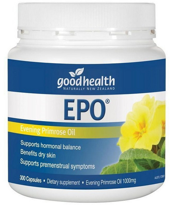 굿헬스 달맞이꽃 종자유 EPO 1000mg 300정 Good Health Evening Primrose Oil, 1개