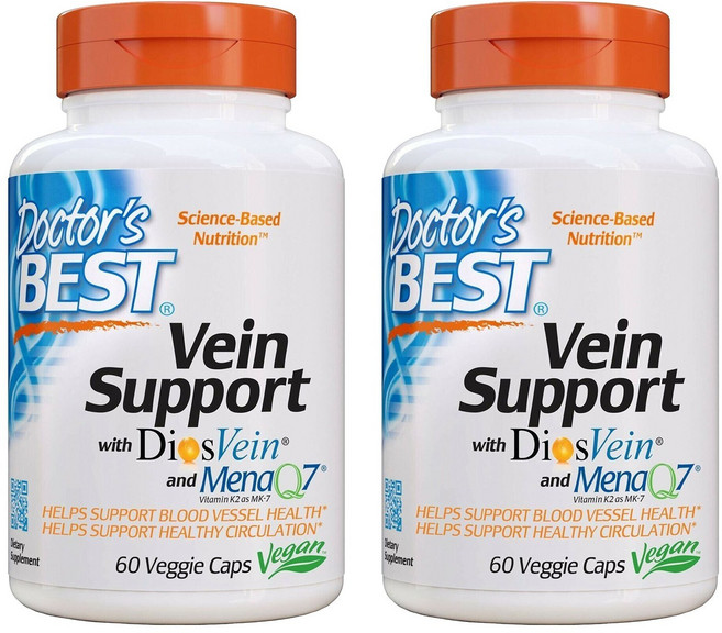 Doctor's BEST 維他命K2 MK-7 素食膠囊, 60顆, 2罐