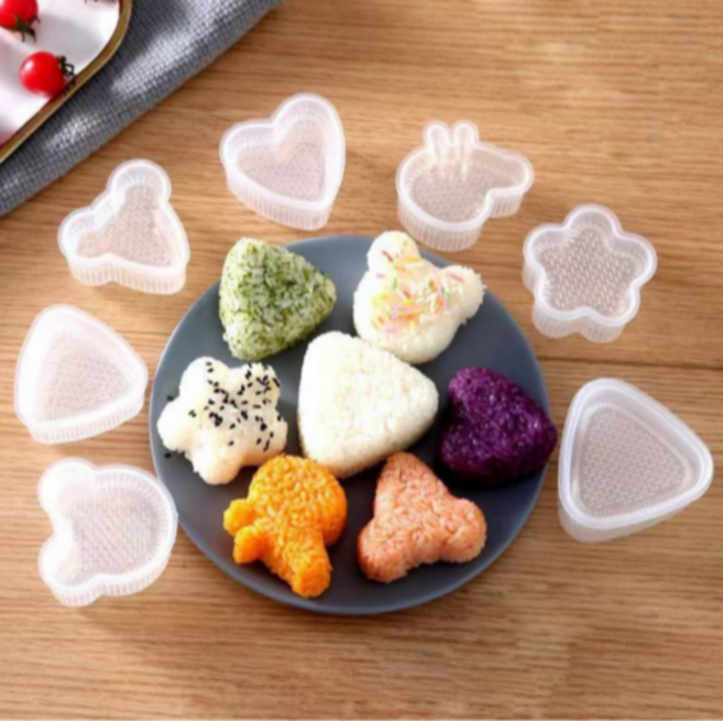 데이리빙 간편한 동물 삼각김밥틀 주먹밥틀 7종 세트, 1세트