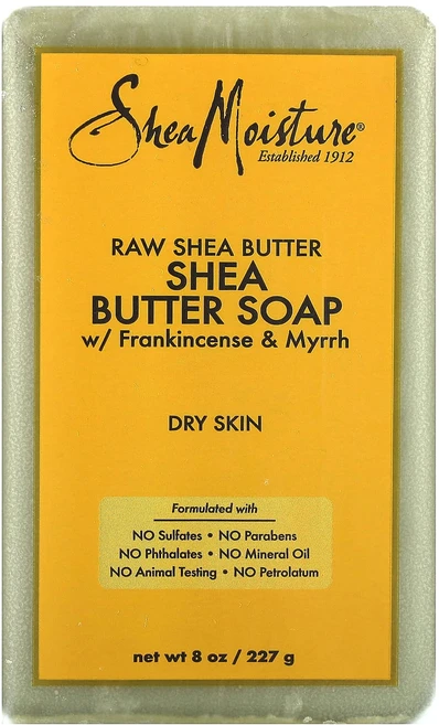 SheaMoisture 무가공 시어버터 바 비누 유향과 몰약 227g(8oz), SheaMoisture무가공시어버터바비누유향과몰약227, 227g - 쿠팡