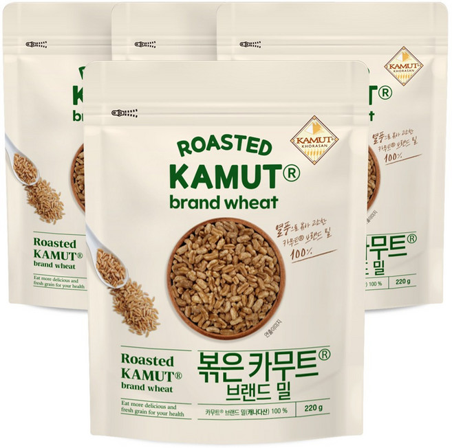 내추럴박스 볶은 카무트, 4개