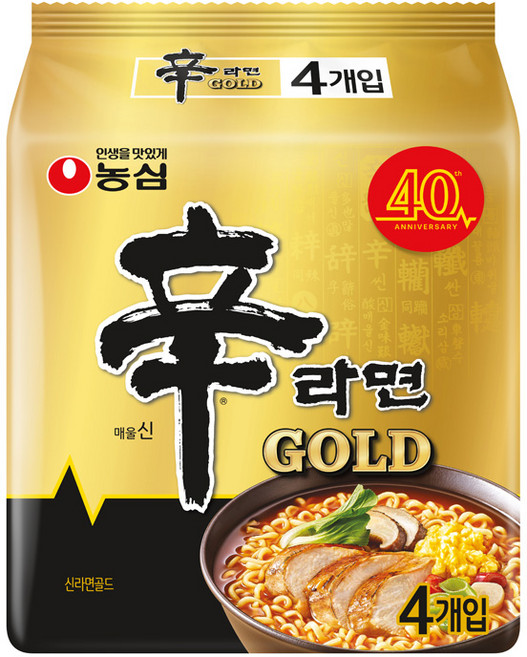 신라면 골드 125g, 1팩