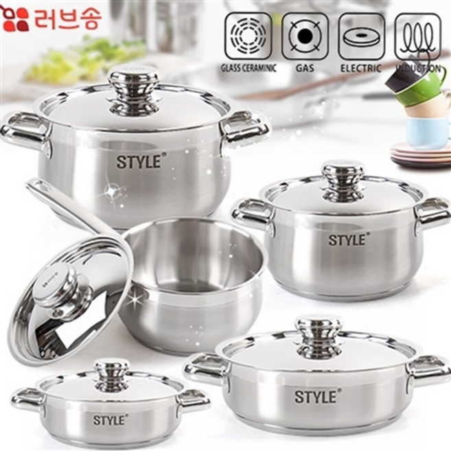 명품 러브송 인덕션 IH 스텐 곰솥 양수 편수 전골 냄비 대용량 304ST, 양수26cm(7695), 1개