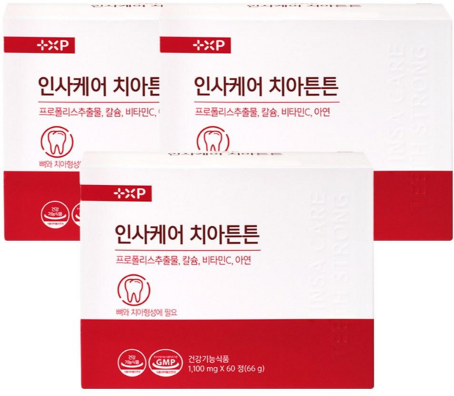 이가 탄탄하고 튼튼한 치아를 위하는 분 재구매 많은제품 추천, 1박스, 60정