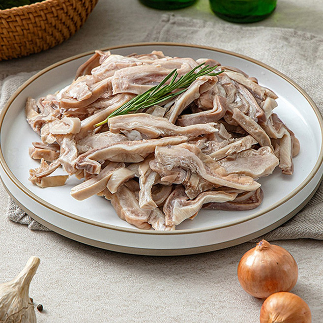 숨긴돼지 오독오독 쫄깃한 돼지고기 오소리감투, 1개, 300g