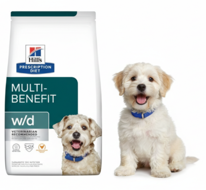 힐스 독 w/d 멀티베네핏 wd 반려견용 건사료, 1.5kg, 1개, 당뇨관리