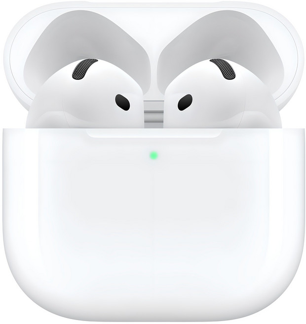 Apple 2024 에어팟 4 액티브 노이즈 캔슬링 블루투스 이어폰, MXP93KH/A, 화이트