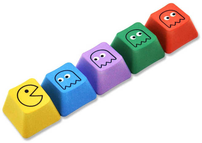 기계식 키보드 OEM 프로파일을위한 PBT RGBY 만화 키 캡 5 쪽 염료 서브 5pcs