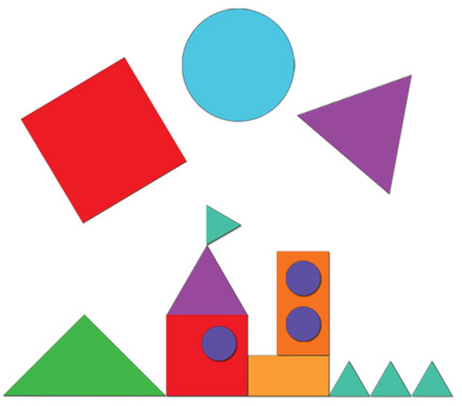 아이스크림몰 붙이면서 그리는 자석도형(여러 가지 도형), 1개, 그리는 자석도형 255026