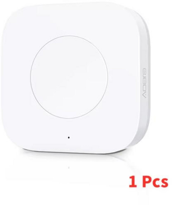 Aqara 스마트 벽 스위치 D1 Zigbee 무선 키 라이트 스위치 버튼 Mi Home HomeKit APP 용 원격 제어 스마트 홈, [02] Mini Switch 1 Pcs