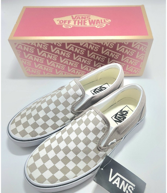 반스 클래식 운동화 슬립온 체커보드 (비반체 운동화끈)k