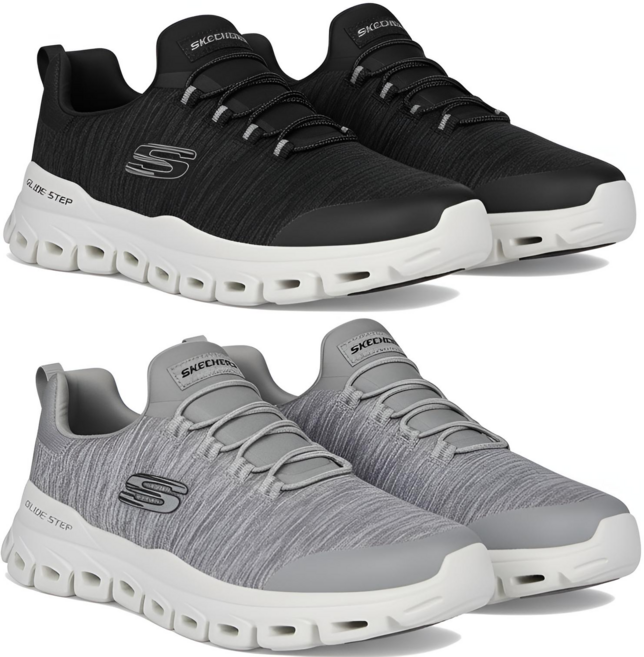 [정품] 스케쳐스 남성 글라이드 스텝 메모리폼 경량 슬립온 운동화