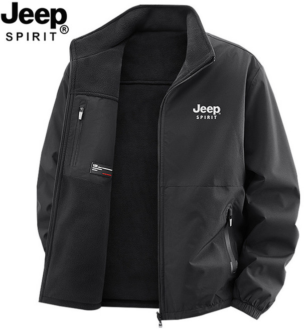 지프스피릿 남성 겨울 양면자켓 기모 안감 재킷 캐주얼 점퍼 JP3355