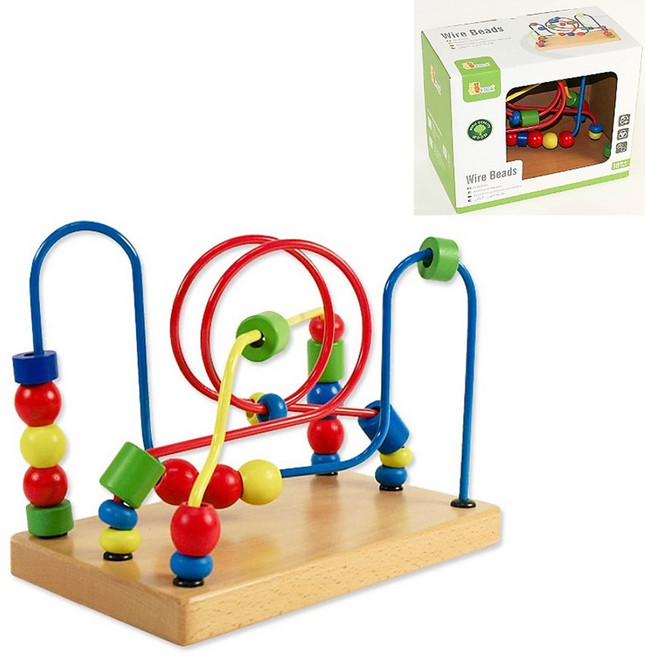 알럽 유아롤러코스터장난감 감각통합놀이 원목장난감 원목롤러코스터 가정용롤러코스터 아기교구, 1개