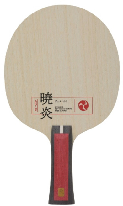 Nittaku 乒冠體育 七夾KVC3碳纖桌球拍 東暎公司貨, 1個, 曉炎(FL),86g