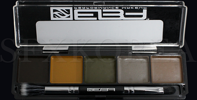 SFXKOREA/EBA.프리미엄 치아 컬러 팔레트(Premium Tooth Color Palettes)_Decay / 치아에나멜 색소 특수분장 특수분장재료 할로윈 치아분장 치아팔레, EBA.프리미엄 치아 컬러 팔레트_Decay