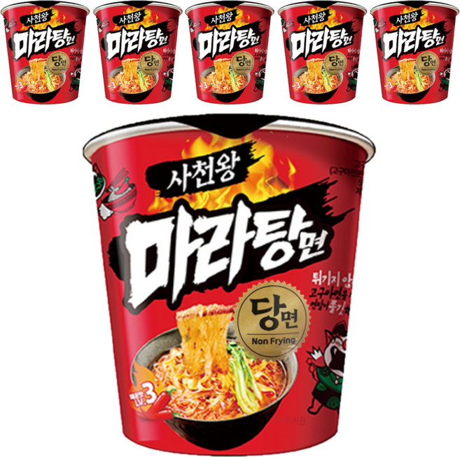 사천왕 마라탕면 소컵 54g, 6개