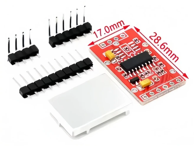 듀얼 채널 계량 압력 센서 24 비트 정밀 A/D 모듈 HX711 1-10 개, 20 red shield 1pcs