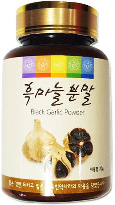 동의한약나라 흑마늘 분말 국산, 70g, 1개