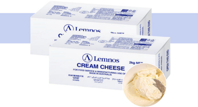 램노스 크림치즈 블럭 2kg 2개