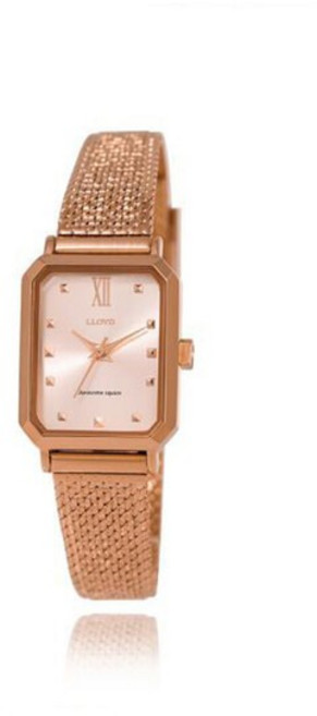 로이드 어썸스퀘어 트윙클 페어 로즈골드 메쉬시계 LL2G20804XGG