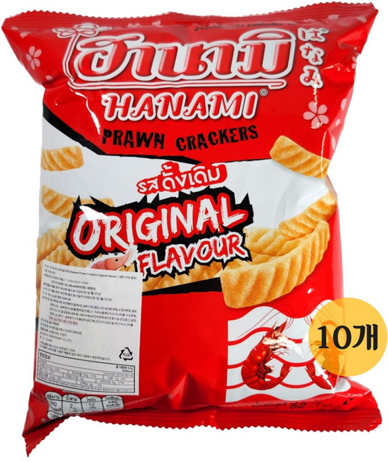 하나미 크래커 오리지날, 52g, 10개