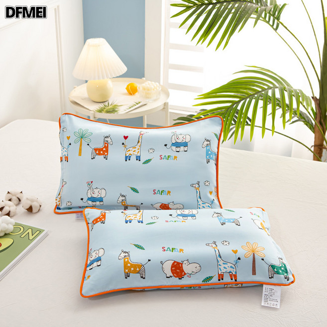 DFMEI 면베개커버 통풍 경추보호대, 주토피아, 면60SA 베개커버 단독50*30cm, 1개