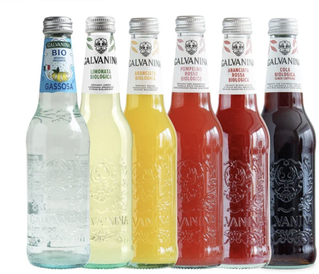 갈바니나 유기농 탄산음료 355ml 블러드 오렌지, 갈바니나 유기농 탄산음료 오렌지 355mlx12병, 12개