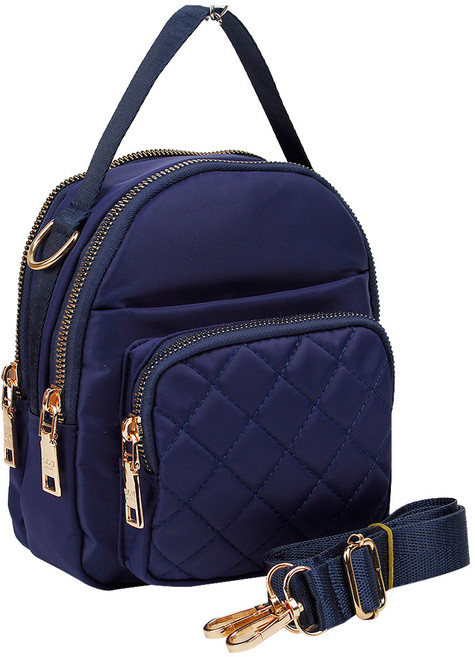 주머니 많은 누빔 퀼팅 발수 미니 휴대폰 가방 크로스백