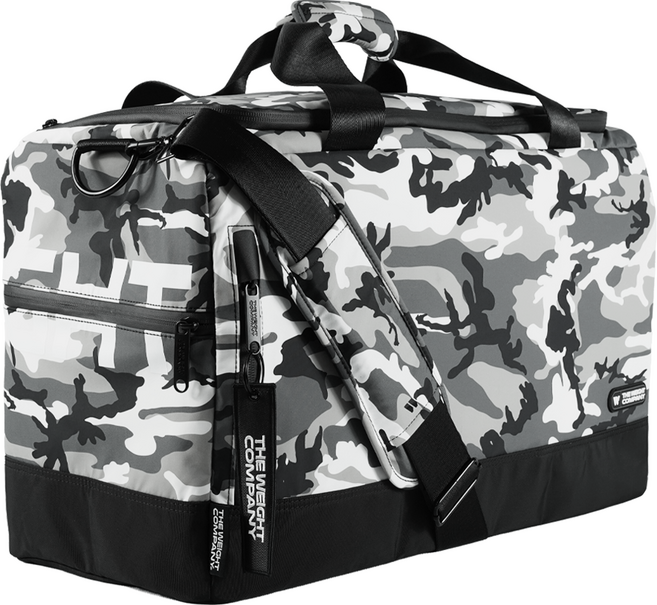 더웨이트컴퍼니 헬스 가방 더플백 TBG0302, 블랙 카모, 1개