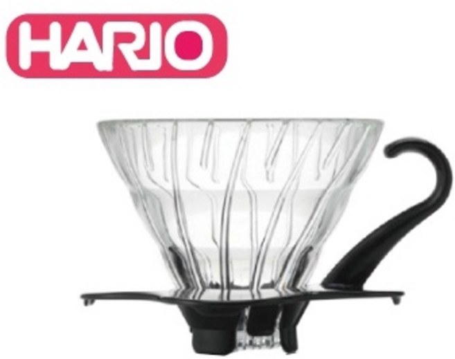 HARIO V60 耐熱 無敵咖啡, 1個, 02黑色玻璃濾杯