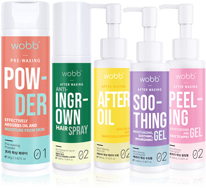 퍼펙트 셀프왁싱 전후처리제 토탈 세트 유수분 제거 파우더 수딩젤 필링젤 인그로운헤어 스크럽, 1세트, 100ml