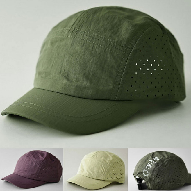 러닝모자 숏챙 캡 모자 여름 볼캡, 아미그린, 1개