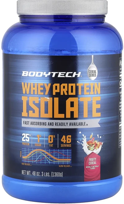 몸관리하세요 겨울입니다 BodyTech 분리유청단백질 프루티 시리얼 1360g(3lbs) 특별관리진행, BodyTech분리유청단백질프루티시리얼1360g3lbs, 1.36kg - 쿠팡