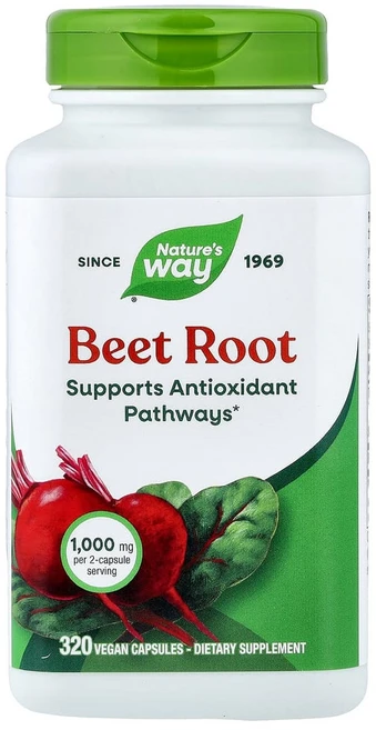 네이처스웨이 비트 뿌리 1000mg 베지 캡슐 320정(캡슐당 500mg), 320정, 1개 - 쿠팡