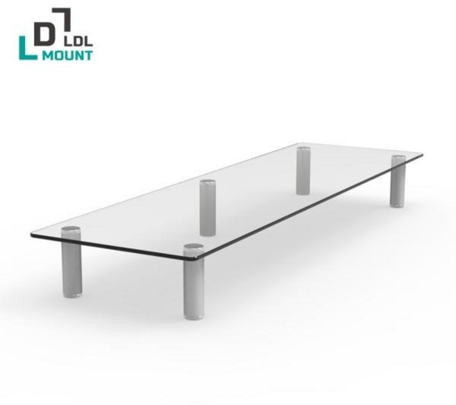 (엘디엘 마운트) 높이조절 모니터받침대 킹콩글래스 APL-MR1000, 상세페이지참조, 1개