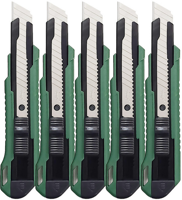 프로기어스 일본산 SK-7 고강도 특수강 칼날 사무용 산업용 유틸리티 커터칼 5EA, 5개