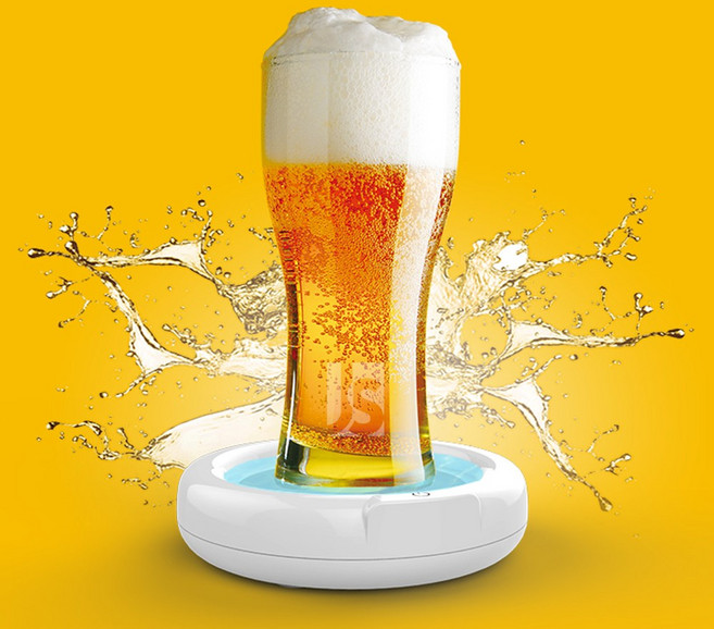씨플 초음파 진동 맥주 거품기 치맥 생맥주 크림 제조기 집들이 선물, 묵인하다