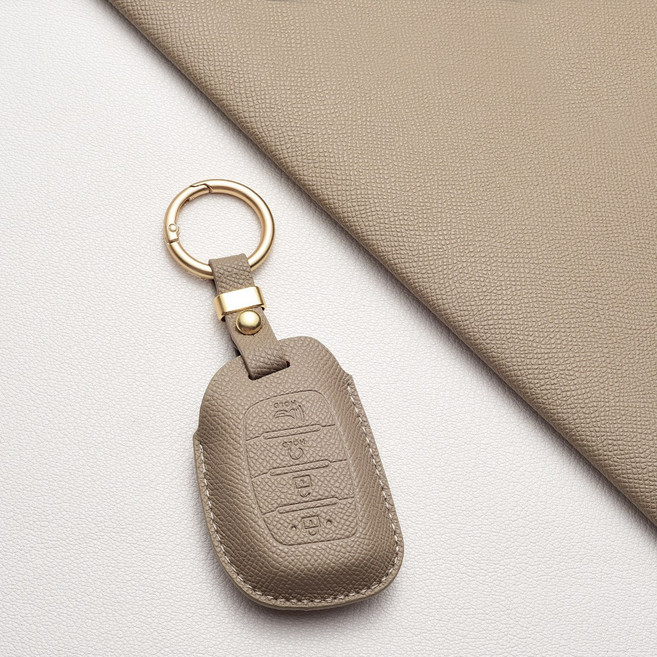 현대 자동차 키 커버 4버튼 아반떼 MD/AD LF 쏘나타 아이오닉 캐스퍼 전용 | 방문방스크래치, 현대 A4b타입(4버튼), 에토프그레이