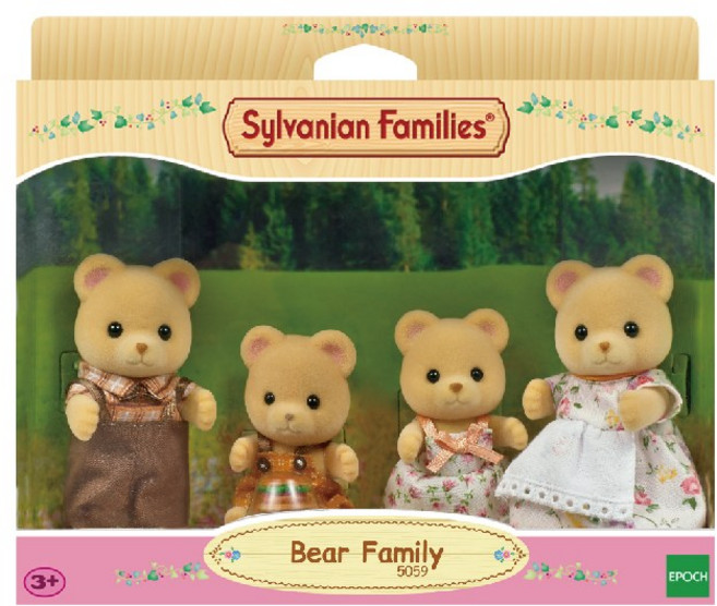 실바니안패밀리 곰 가족 인형 5059, 1세트