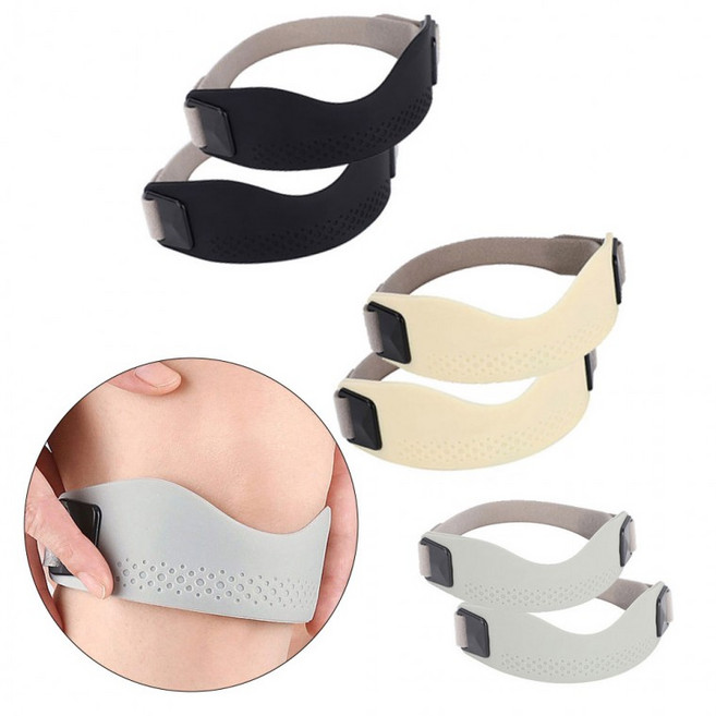 프로 실리콘 슬개골 무릎보호대 2P세트 운동 등산 러닝용, 상세페이지 참조, 1개