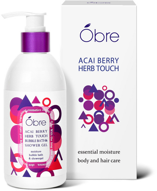 [오일리아]오브레아사이베리 허브터치 바블바스&샤워젤 300ml /주문건당 60ml 오브레핸드크림1개 증정), 1개