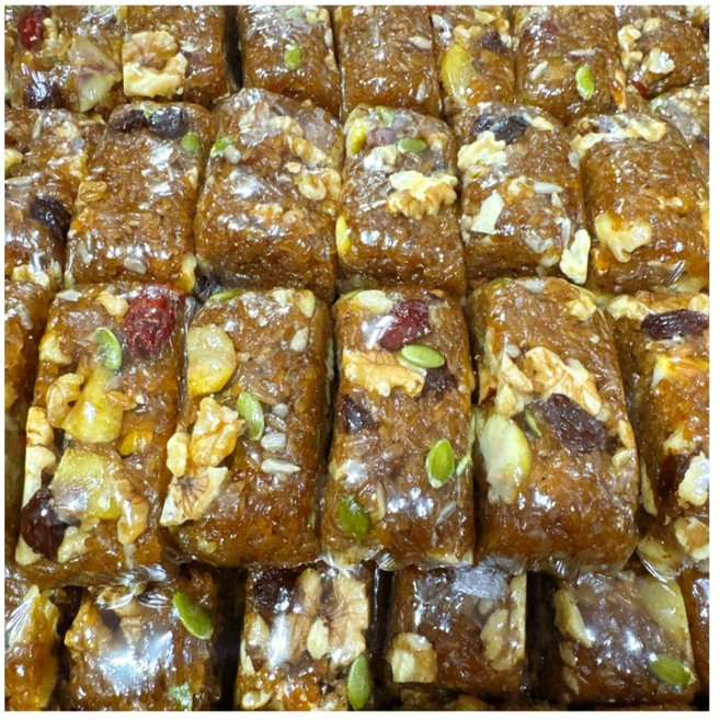 [종로전통떡집] 국산찹쌀 견과류 듬뿍 달지않은 개별포장 약밥 건강 아침식사 대용 떡, 3kg, 1개