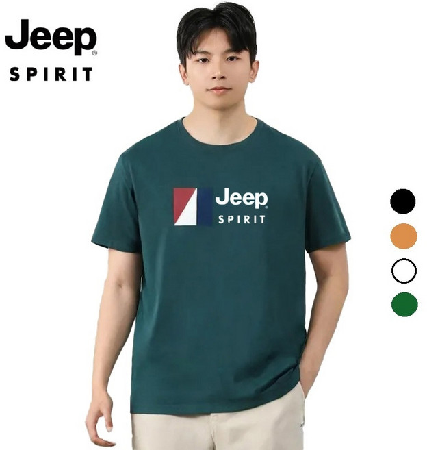 JEEP spirit (지프스피릿) 반팔티셔츠 남성 여성 남자 여자 반팔티 면 T2021-9